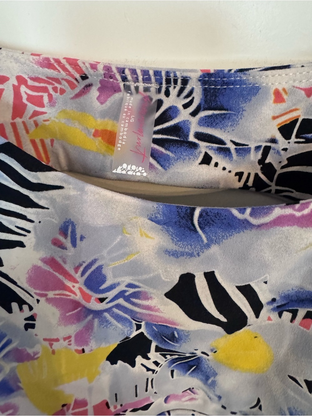 Free People Movement Never Better tank top in the Mystic Floral Combo - Picture 3 of 4